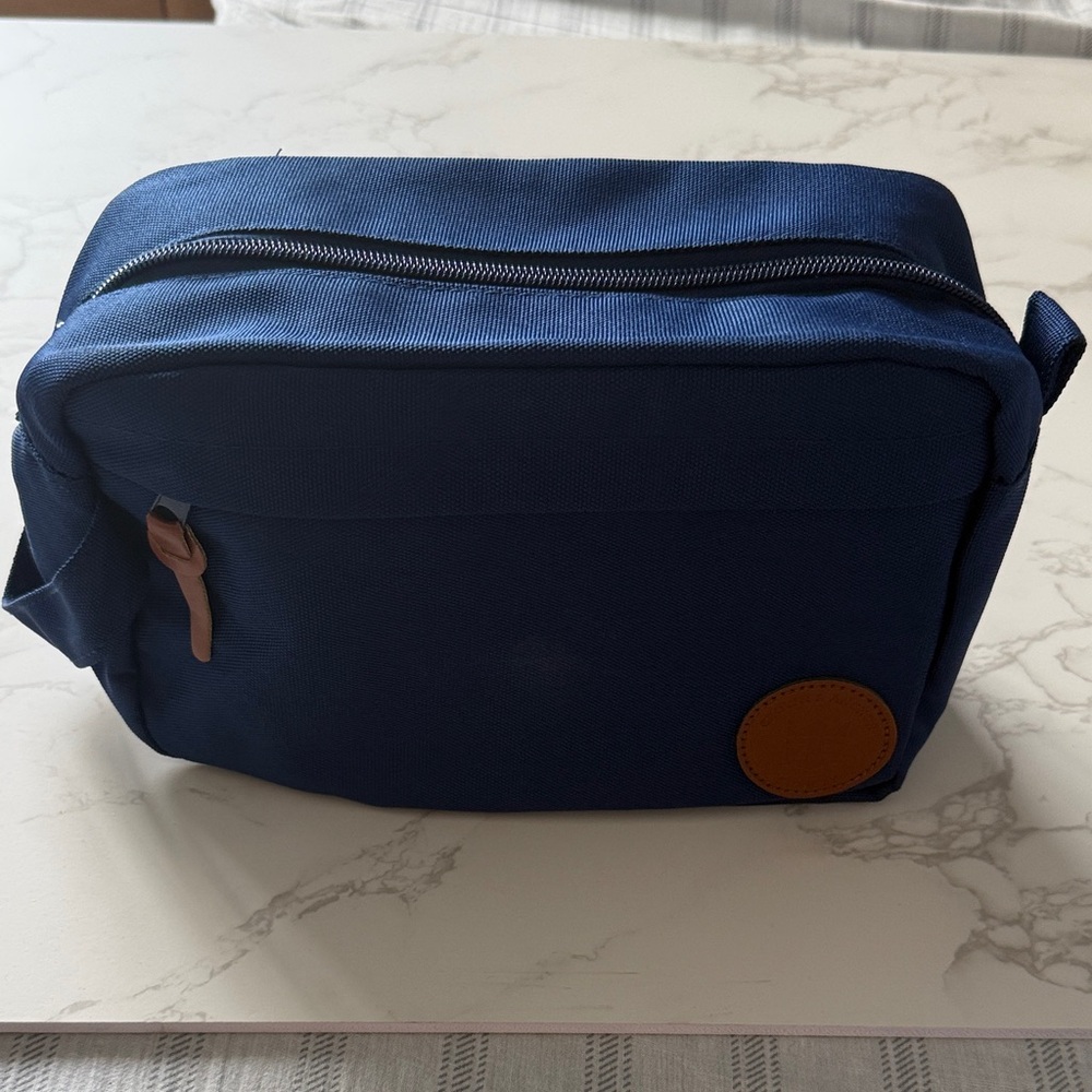 Stylish Navy Blue Toiletry Bag